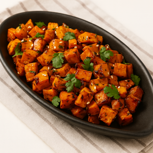 Salade de pomme de terre douce rôtie