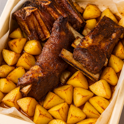 Assado pommes de terre