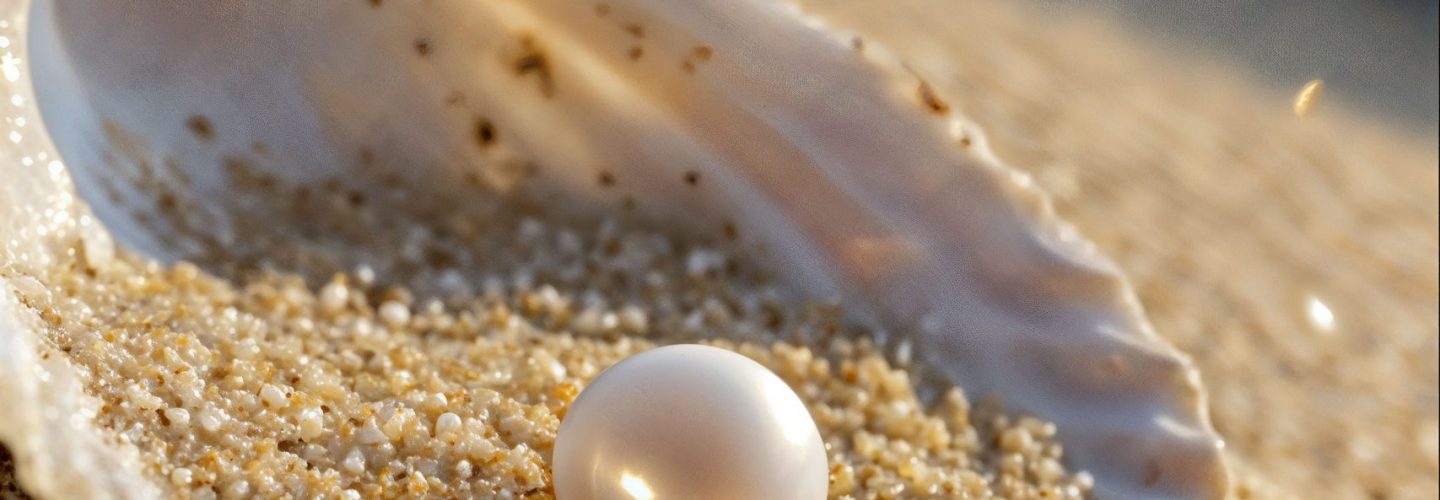 une-belle-perle-dans-la-coquille-sur-la-plage